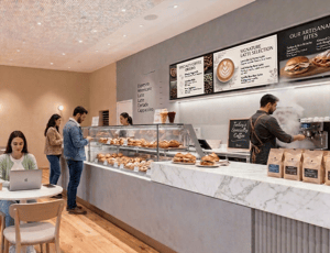 INTERIOR MENUBOARDS CAFETERIA